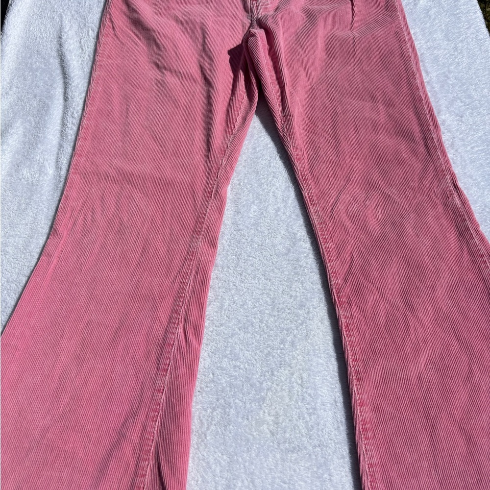 BONGO Vibrant Pink Corduroy Trousers